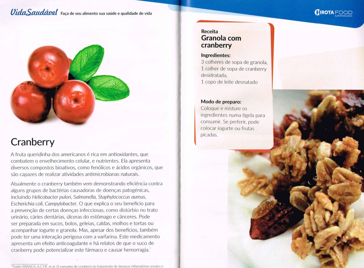 Dicas – Cranberry